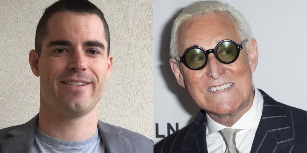 „Bitcoin Jėzus“ moka Trumpą Ally Roger Stone 600 000 USD už fojė nuo išėjimo mokesčio