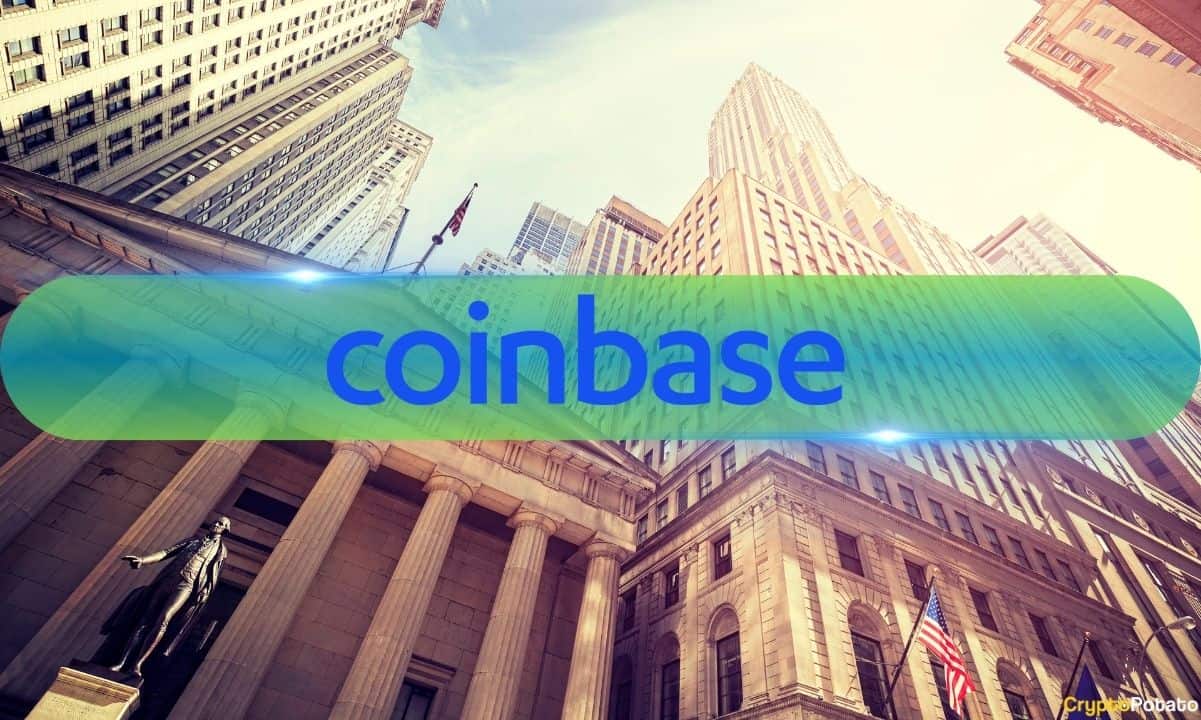 „Coinbase“ akcijų šuolis, kai įmonė ruošiasi prisijungti prie „S&P 500“