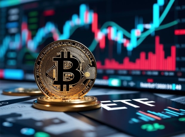 „Bitcoin ETF“ žr. Pertrauktą įplauką