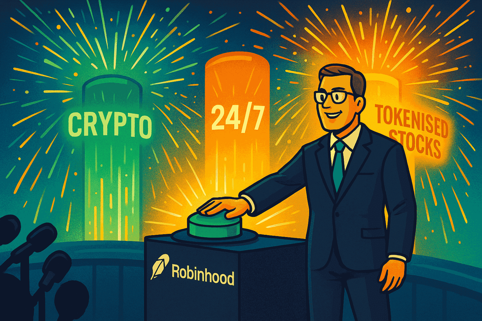 „Robinhood Tokenized“ akcijos Europoje bus pradėtos 200 ir daugiau turto