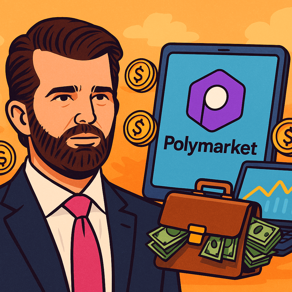 Trumpo jaunesnysis „Polymarket Investment“ suteikia jam patariamąją valdybos vietą