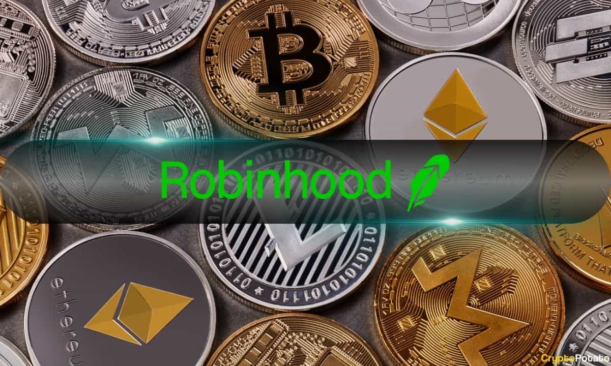 „Robinhood“ kriptovaliutų pajamos beveik dvigubai padidėja