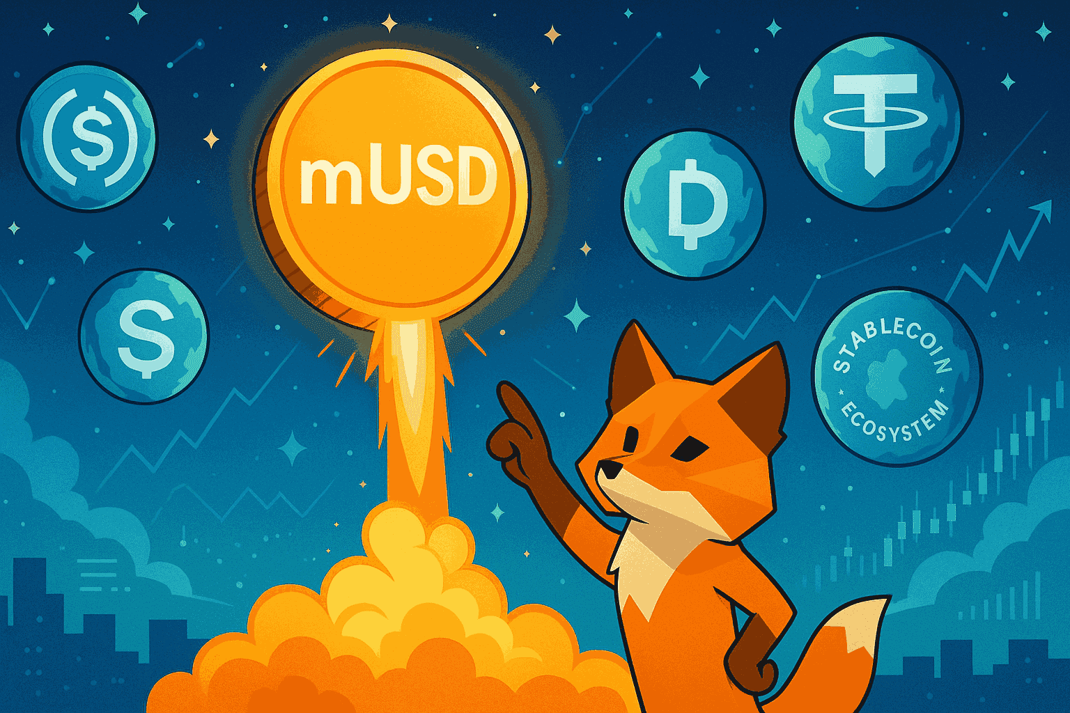 „Metamask“ paleidžia „Musd StableCoin“ su piniginės integracija