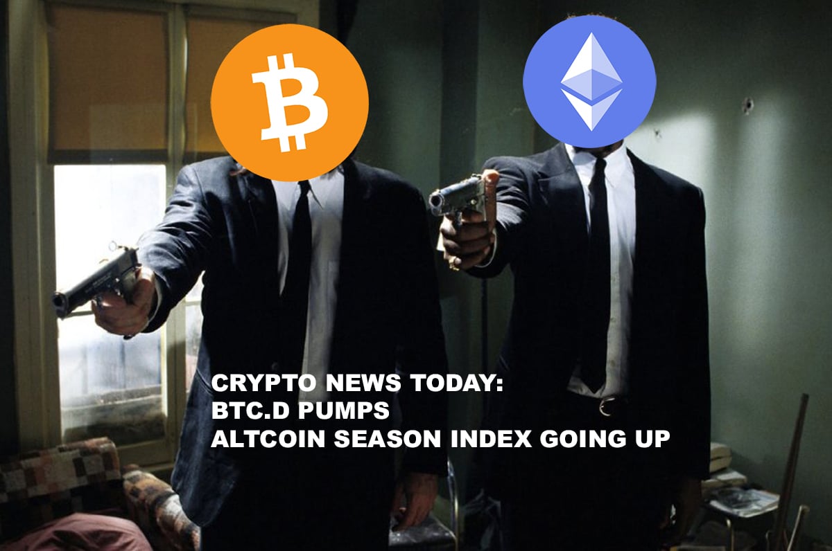 Naujausios „Crypto Market News“ šiandien, spalio 4 d.: Painus savaitgalis kaip BTC, ETH, XRP Stiprus prieš USD, „Altcoin“ sezono indeksas didėja, tačiau BTC dominavimas iki 60%