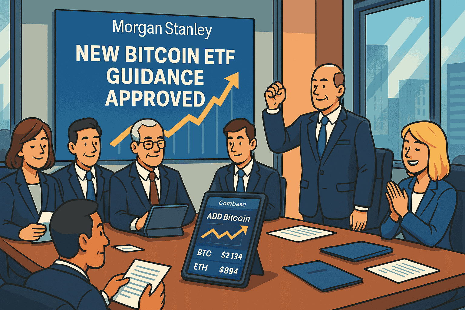 „Morgan Stanley Bitcoin“ gairės galėtų nukreipti 80B USD į kriptovaliutą