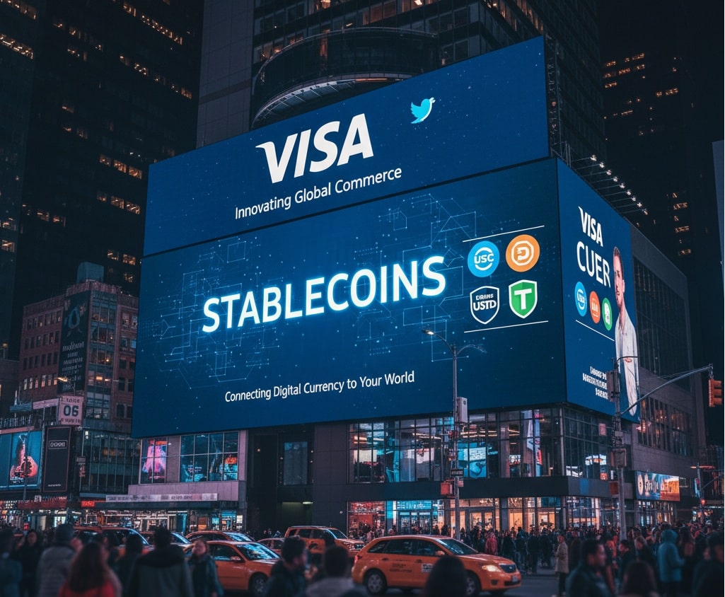 „Visa“ prideda USDC Solanoje, kai įkaista „Stablecoin“ lenktynės