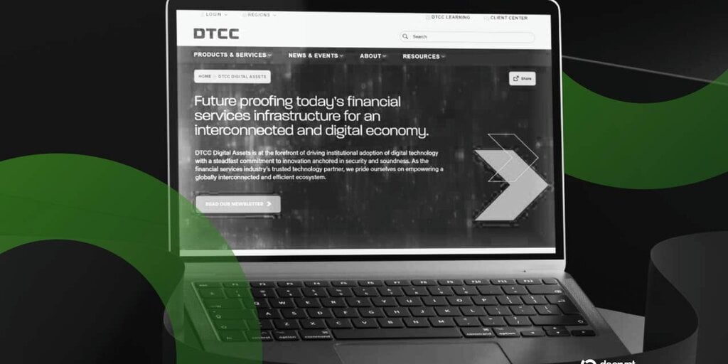 DTCC „Nestato užmūrytų sodų“, skirtų žetonams, sako „Digital Assets Head“.