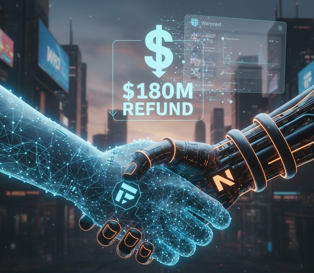 Farcaster neigia sustabdymą, grąžina 180 mln. USD po Neynar perėmimo